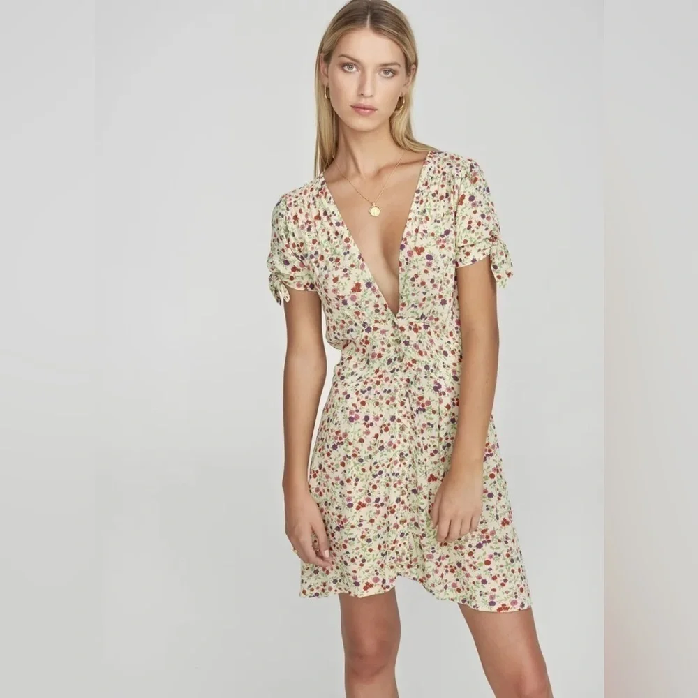 Faithfull The Brand Bastille Floral Mini Dress